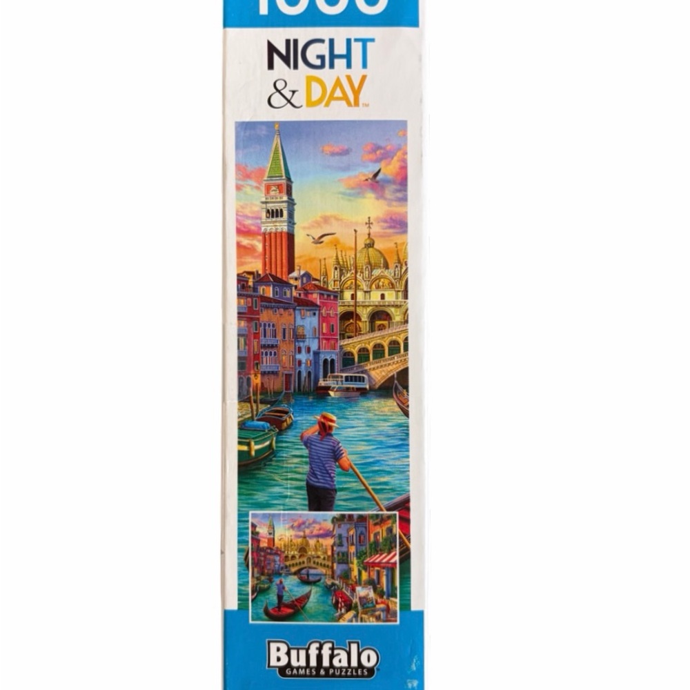 RESERVED BUFFALO Jigsaw Puzzle Night & Day Sights of Venice 1000 Pieces Age 14+ - Picture 9 of 12